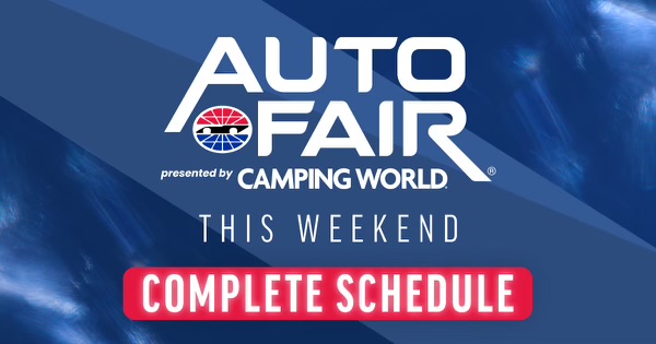 🔔 AutoFair presented by @CampingWorld is finally here‼️ Find out everything going on this weekend and mark your calendars accordingly. ⬇️ 🔗: bit.ly/AFSCHEDULE