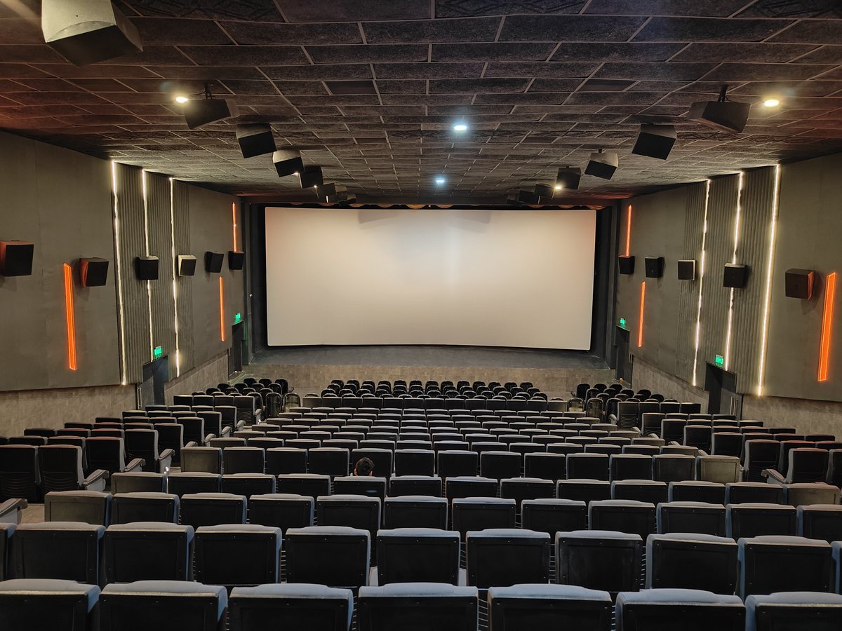A new theatre in town 🍿📽️

#MythriJagadamba opened today in Ghatkesar with best in class facilities like premium seating, high end sound system and air conditioned lobby area.

The first single screen in Hyderabad with both Centralized Air Condition & Dolby Atmos sound system 🔊
