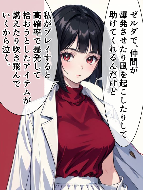 久しぶりにゼルダの伝説をプレイしてて思った女医ちゃん。 