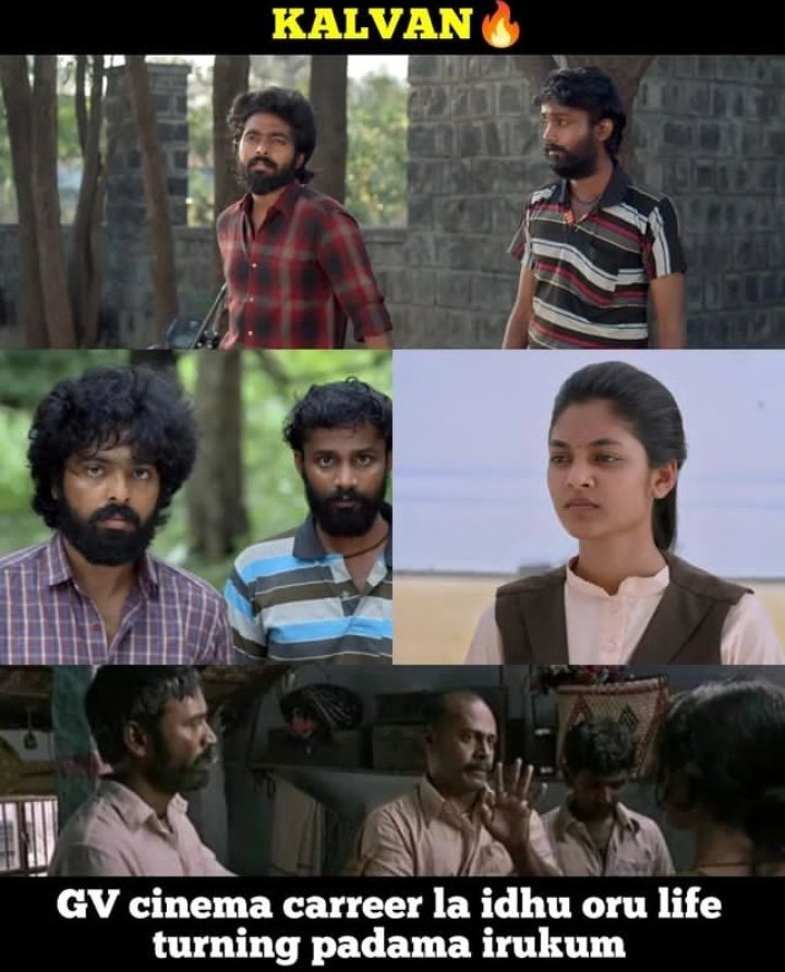 @gvprakash @i__ivana_ naachiyaar to kalvan , no makeup kind of adorable performance.... Itha naan soliye aaganum @offBharathiraja this generation actor's ku touch kodukurengala sir .. @ActDheena comedy + acting both of us are good 4 year's wait for worth money , Rate 3.5/ 5