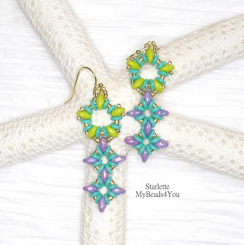 Earrings mybeads4you.etsy.com/listing/162128……DIY Tutorial mybeads4you.etsy.com/listing/162050…… 

#CraftBizParty🥰#EarlyBiz #Smilett23 #etsyfinds #Mondayvibes #diy #seedbeadpatterns #shopindie #etsymntt #giftforher #handmadegift #Mothersdaygift #earrings #fun #fashiontrends #jewelrymaking #etsydiy