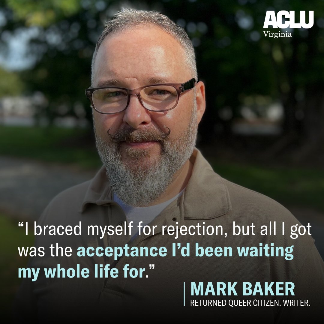 #SecondChanceMonth is COMMUNITY. 🏡 Mark returned home last September and for the first time, community gave Mark what he had never had before: the safety to embrace his gender nonconformity. Everyone deserves a second chance. Learn about Mark: acluva.org/look-again-sto…