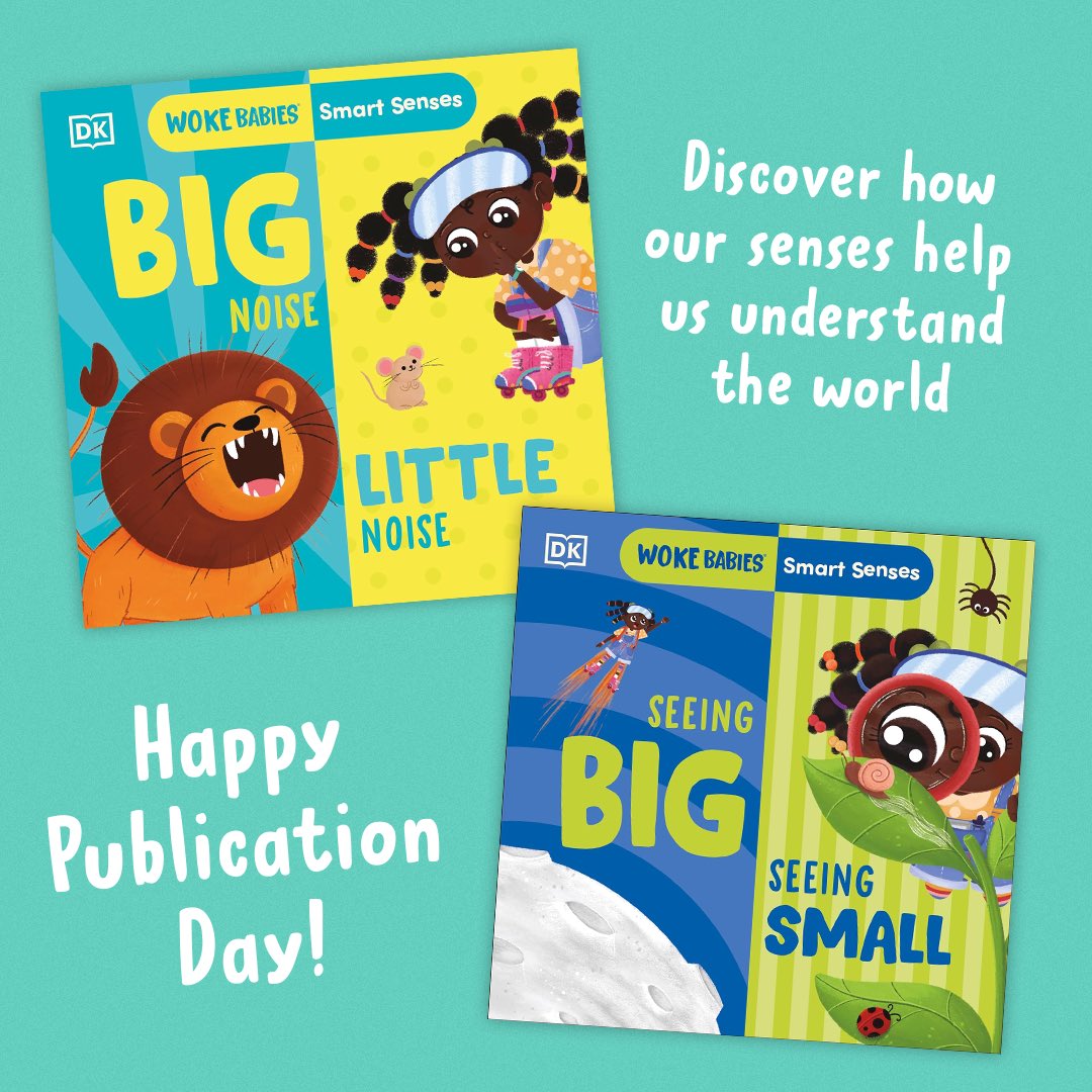 Calling all Bookshops 📣 It's publication day 🎉💕 for our new two amazing books in our new Smart Senses Series in collaboration with @dkbooks @jayrisart