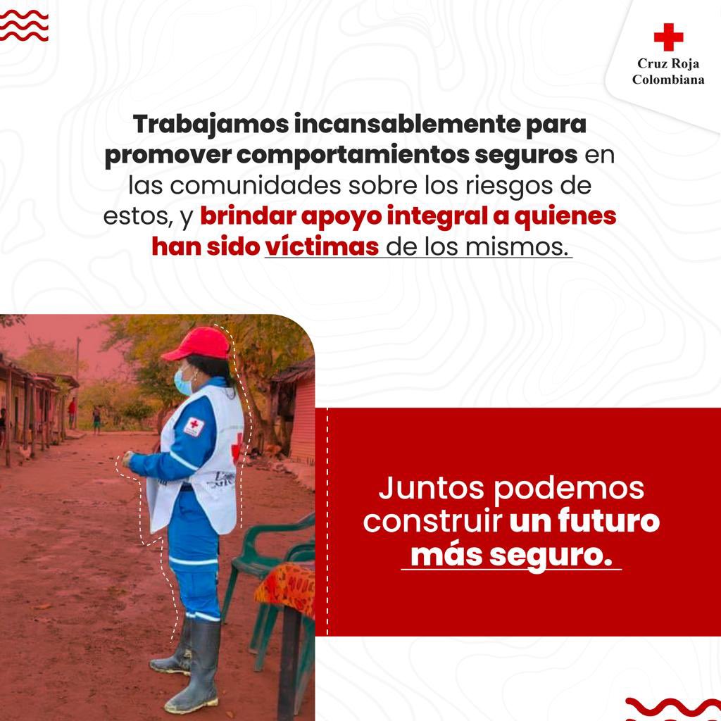 ‼️En el Día Internacional para la Sensibilización Contra las Minas Antipersonal, hacemos un llamado para la realización de acciones educativas y la promoción de comportamientos seguros frente a la presencia de artefactos explosivos en las comunidades más vulnerables del país.