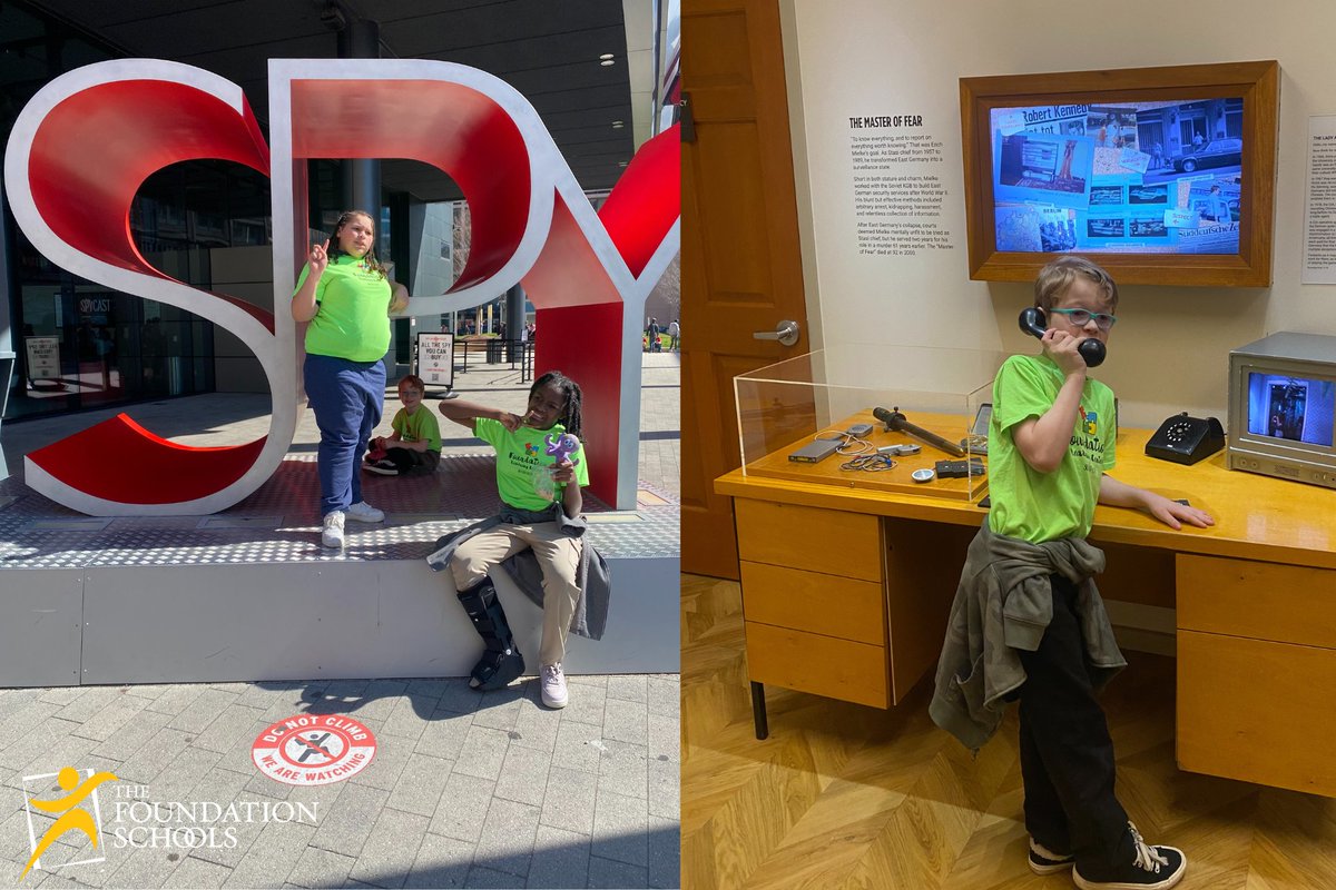 Our students at FLC had an amazing time exploring the exhibits at the @IntlSpyMuseum. Trips like these are important for our students with autism to explore their community and develop their social-emotional skills. Thank you to @Tix4Kids for making this field trip possible!