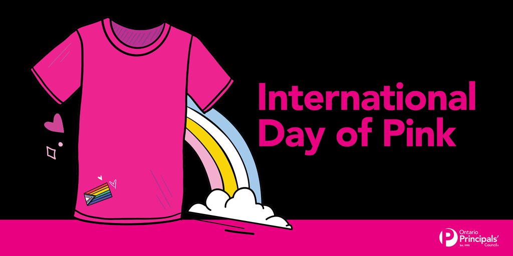 Today we are encouraged to wear #pink & stand in solidarity with the 2SLGBTQQIA+ community to continue fighting for equality & acceptance, and against discrimination, hatred & intolerance.