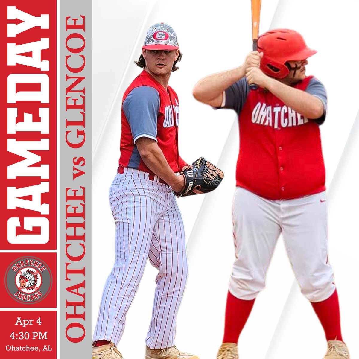 GAMEDAY!
🆚 Glencoe Yellow Jackets
📍 The Creekbank
⏰ 4:30 PM - Varsity Doubleheader
📈 GameChanger