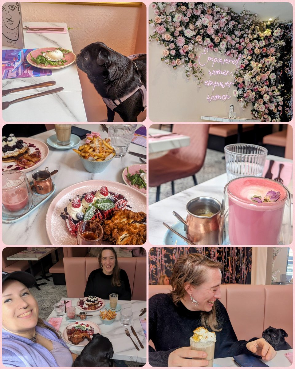 A lovely very pink brunch with the girls before heading back home 🥰 Thank you Edinburgh you've been wonderful as always, I can't wait to be back 🩷