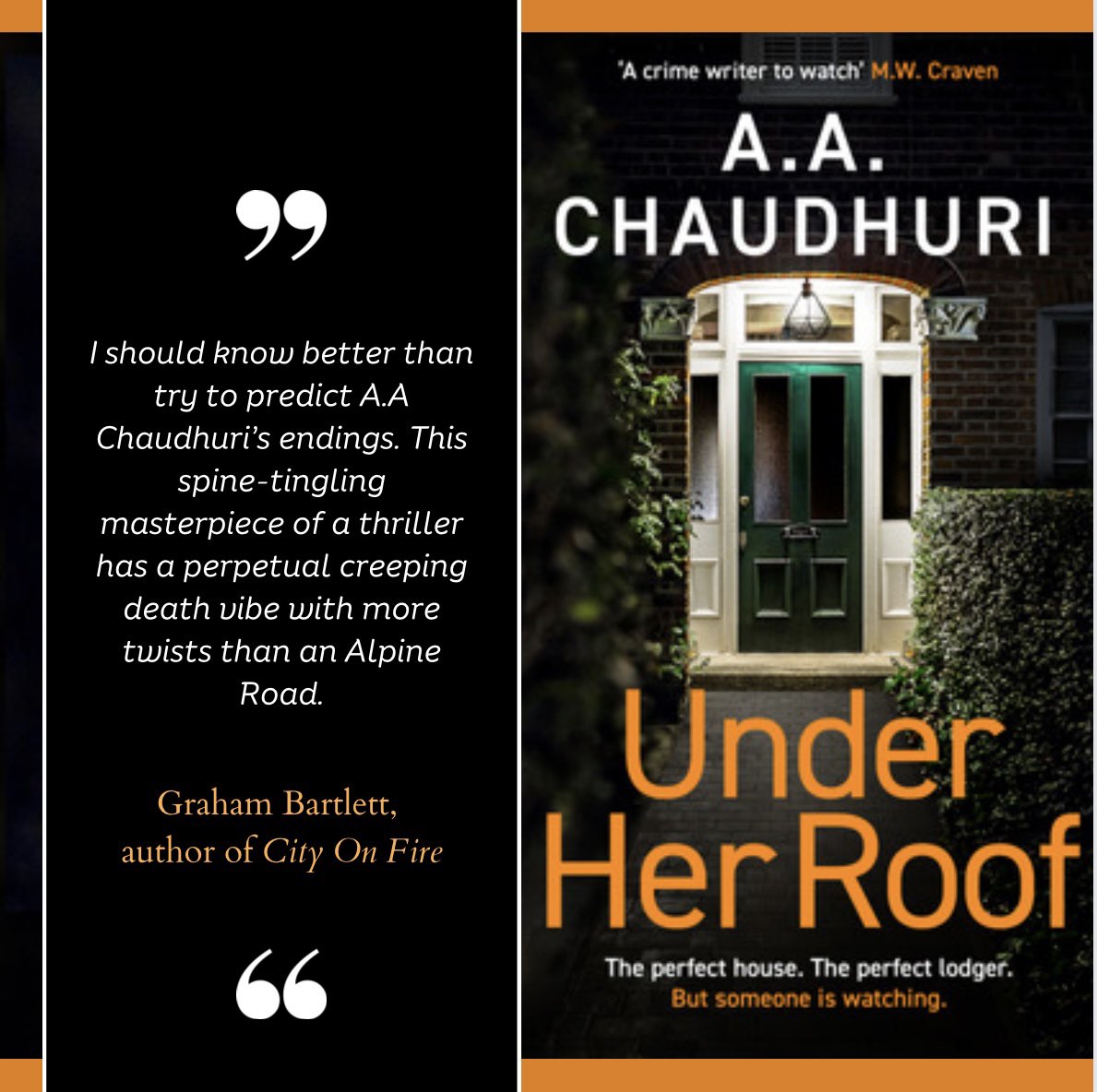 Been truly overwhelmed by the wonderful endorsements for -#UnderHerRoof from an array of fabulous authors, none more so than from these crime fiction greats. Thank you so much @HowardLinskey @gbpoliceadvisor 🙏 📚 @HeraBooks #BookTwitter Out JUNE 13th! geni.us/3xoYY