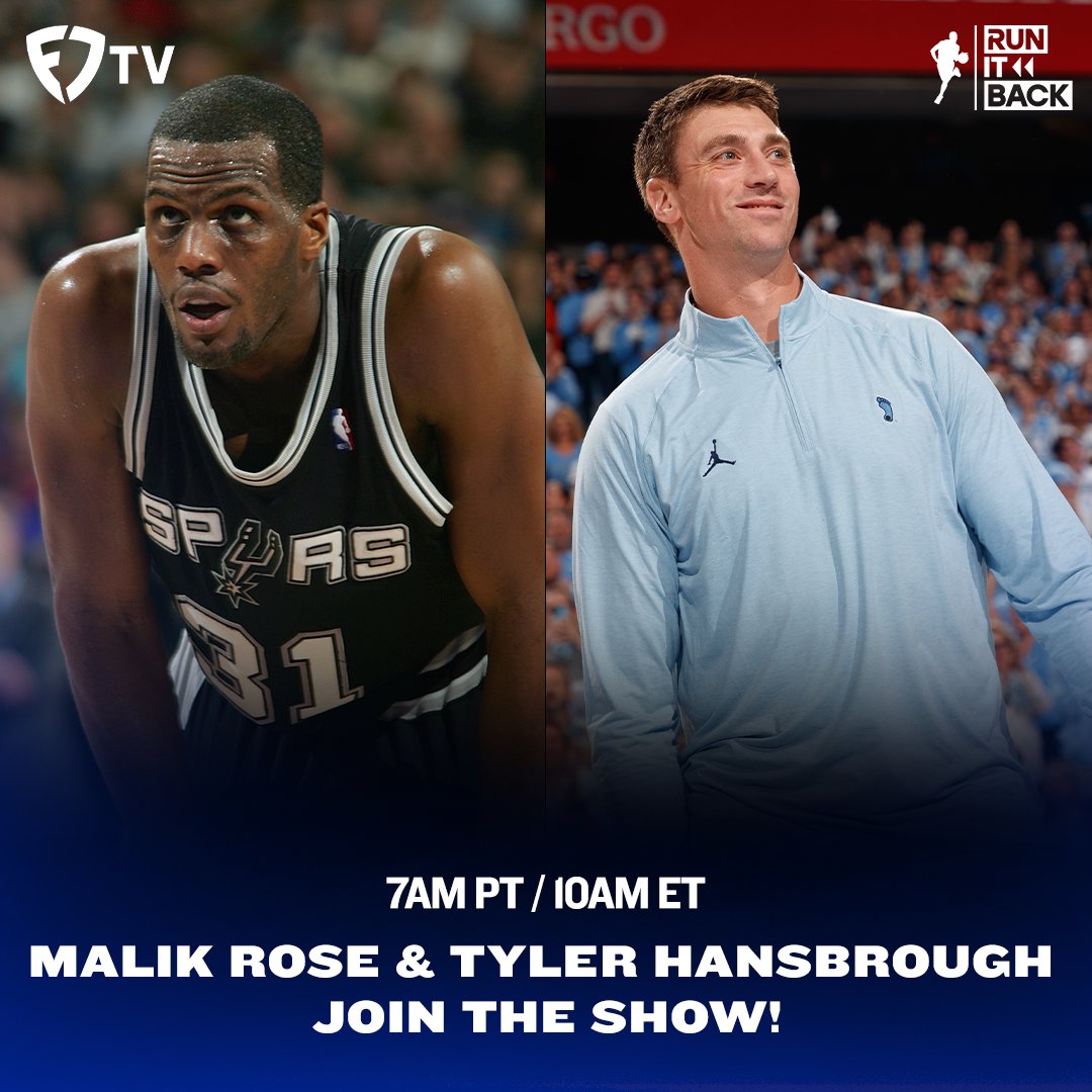 RunItBackFDTV's tweet image. We got 2-Time NBA Champ @MalikRose with us today! Along with @THANS50 to talk some #MarchMaddness 🔥

Tune in ➡️ fanduel.com/watch
