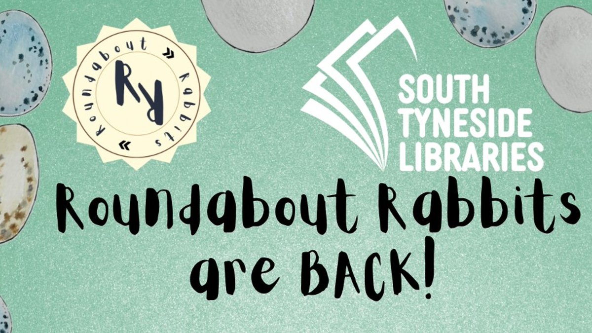 Roundabout Rabbits are back with a brand-new adventure! Enjoy the tale of 'Roundabout Rabbits and the Mystery Egg' in this interactive workshop🐰 •Mon 8 April, 10-11am Jarrow Focus - eventbrite.co.uk/e/roundabout-r… •Thu 11 April, 10-11am The Word - eventbrite.co.uk/e/roundabout-r… Tickets £2