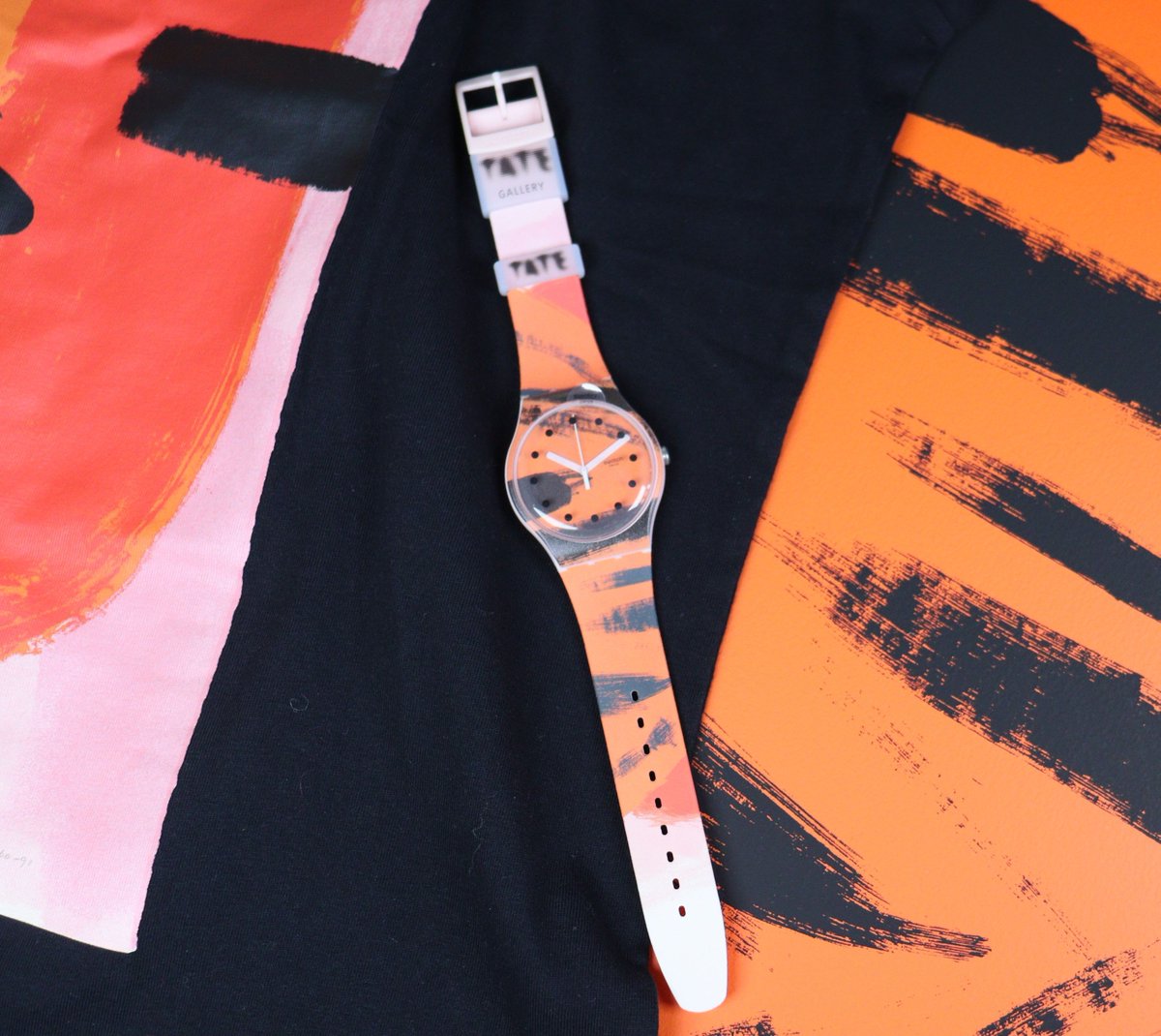 NOW AVAILABLE! - Today sees the launch of the WBG Tate X Swatch watch, featuring WBG's 1991 print Orange and Red on Pink. Along with WBG, the group of artists represented on the Tate Swatches are Bourgeois, Chagall, Leger, Matisse, Miro & Turner – excellent company!