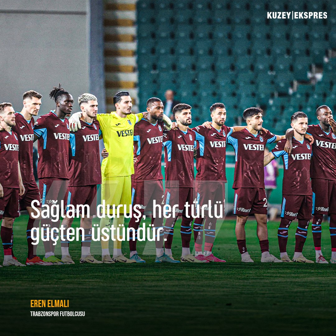 Eren Elmalı: "Sağlam duruş, her türlü güçten üstündür."