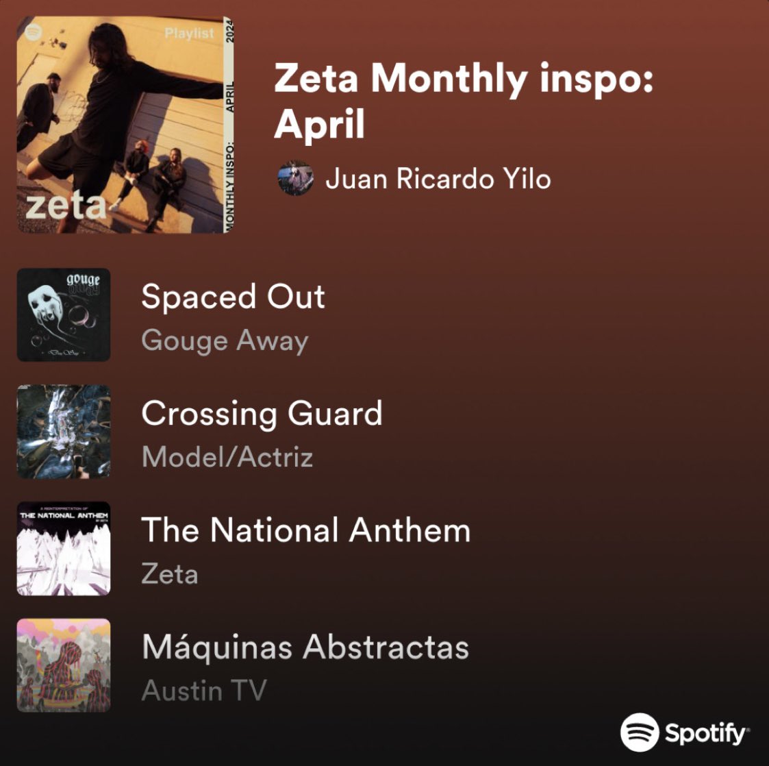 Monthly Inspo Playlist: April ✨ is now available in Spotify for all my Aries out there 😝 tr.ee/Zetaplaylist Check it out, save it and share it. And please send me recommendations in the comments for the next months. ✅