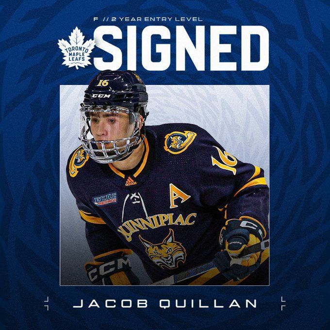 Join me in congratulating Dartmouth's Jacob Quillan on signing with the Toronto Maple Leafs. Nova Scotia is proud of you, and we look forward to you showing the Leafs what East Coast hockey is made of!