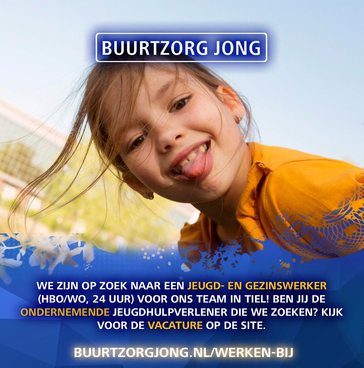 We hebben een leuke vacature in ons team in Tiel! Ben jij de ondernemende jeugd- en gezinswerker die we zoeken? Kijk voor de vacature op onze site! buurtzorgjong.nl/werken-bij/tie…
