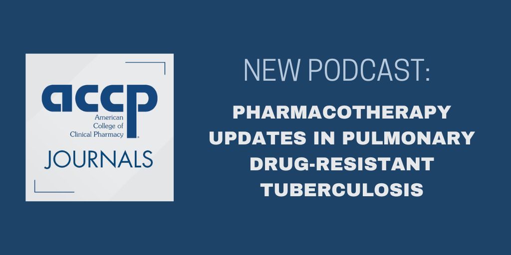 Updates on the strategies, regimens and duration of the treatment of pulmonary drug-resistant tuberculosis in our newest podcast. buff.ly/4aFGsst @accpinfdprn