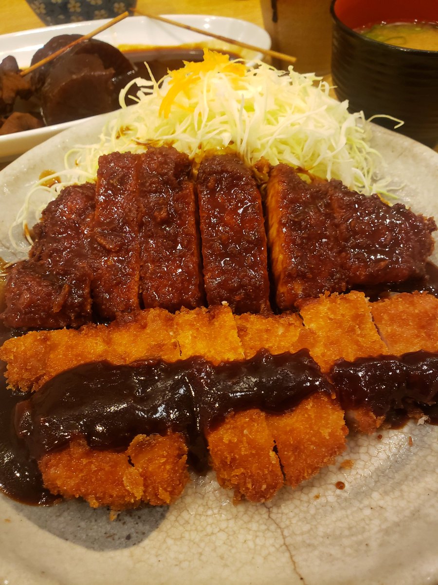 まだまだ元気に食べまくります
育ち盛りの40代
ごはん３杯
#矢場とん