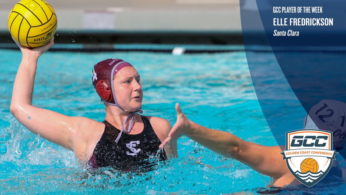 #GCCWaterPolo Weekly Update: Five For Saturday; Four GCC Games feature all 8 teams; Santa Clara's Elle Fredrickson Player of the Week; More details >> gccwaterpolo.com/news/2024/4/3/… #NCAAWaterPolo