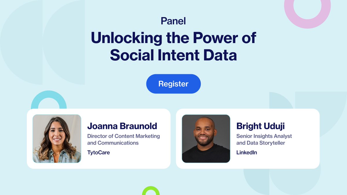 Already have plans today? Clear your calendar – you're not going to want to miss this. 📅 Today, April 4th 🕚 11 am, EST 💥 Oktopost panel: Unlocking the Power of Social Intent Data Last chance to save your seat, see you soon: okt.to/Oi865Y