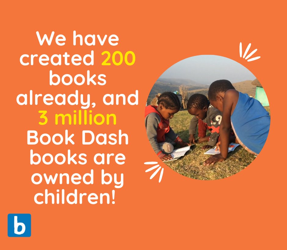 In 2020, we celebrated our first 1 million distributed books and we are very quickly making our way to the next million! As of Feb 2023 there are over 3 million Book Dash books in children's hands and homes!' Find out more at bookdash.org #everychild100books #bookdash