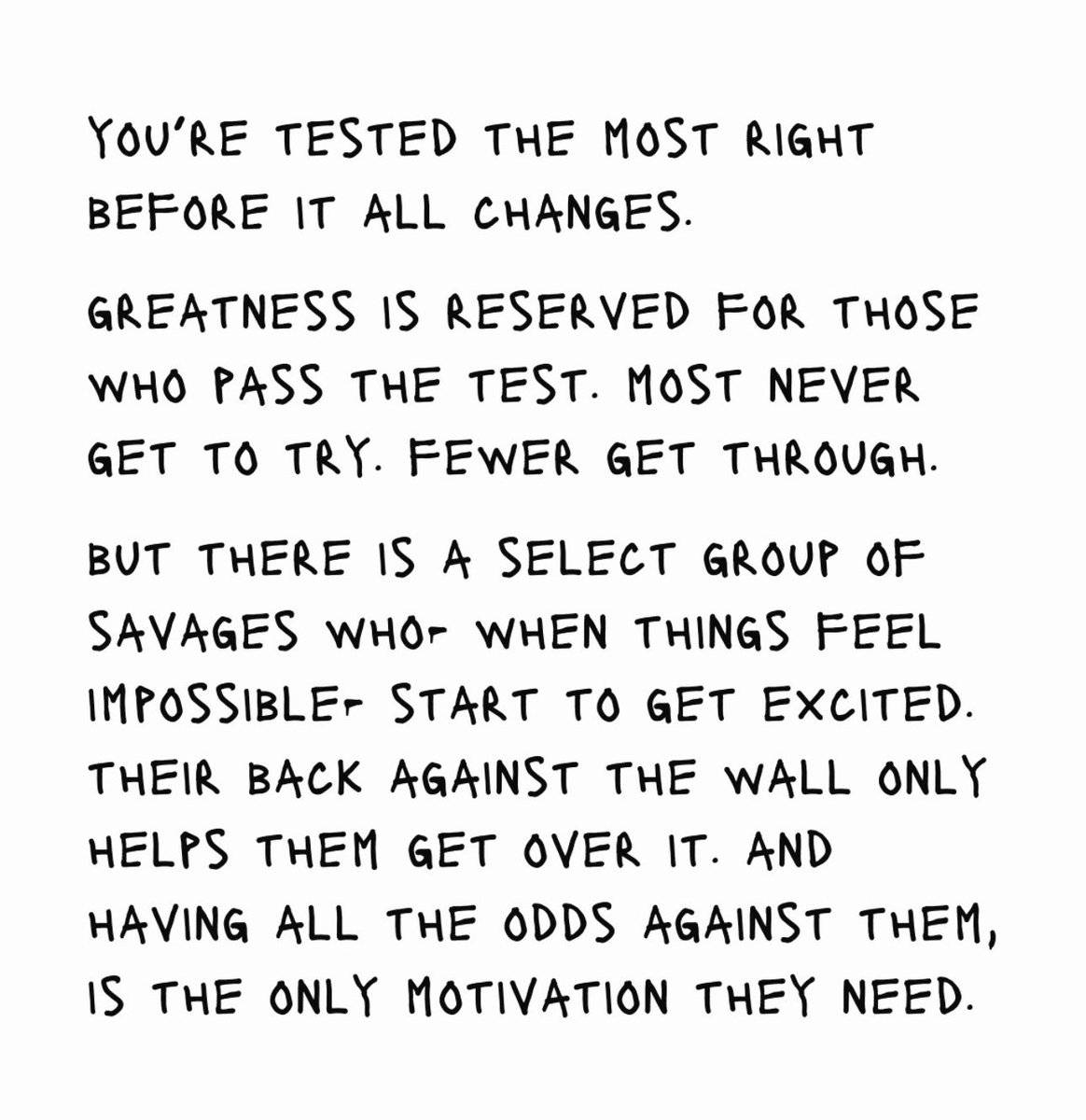 trahanAD's tweet image. Your greatest growth lives on the other side of the “quiting zone”. 

We’ll always find our best, what we’re truly capable of, in the moments when we’re challenged the most. Keep pressing forward.

#performancemindset

Inspo credit: @zachpogrob