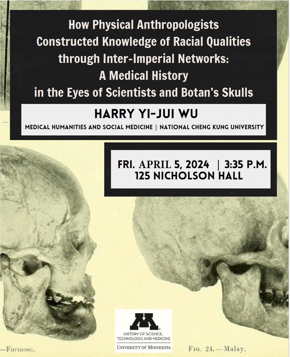 Tmr I’ll speak at <a href="/umnmedschool/">UMN Medical School</a>. Thanks <a href="/soonw123/">Wayne Soon</a> for organising this.