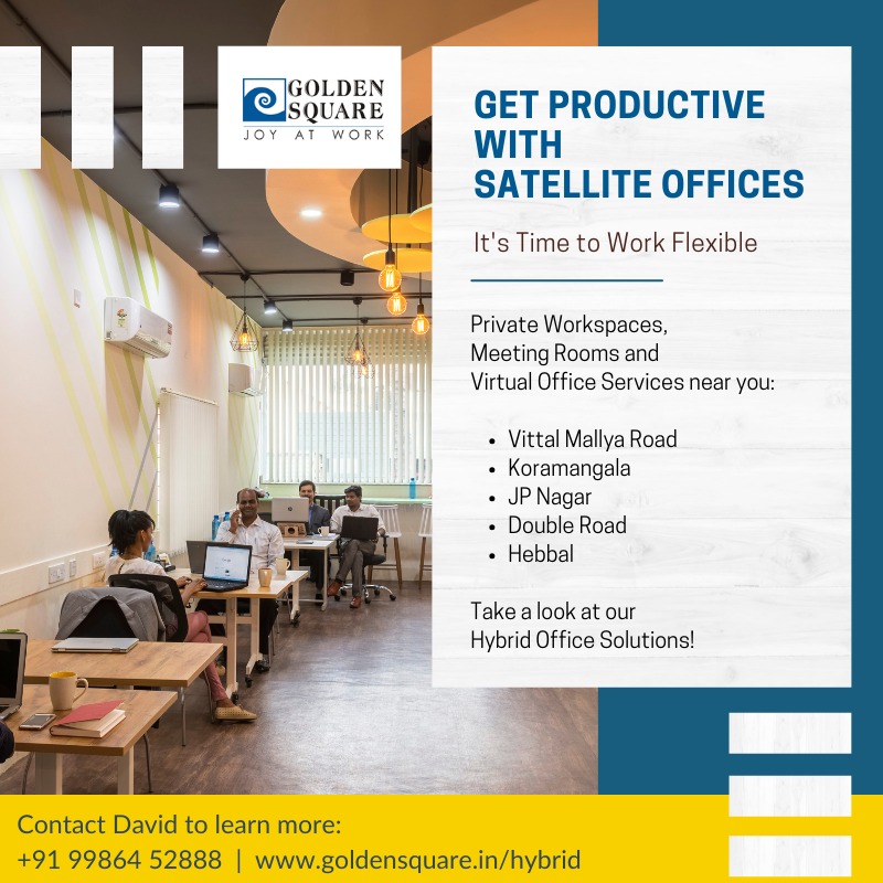 Empower your business with our satellite offices for maximum productivity and flexibility. Take your work to the next level! 🌟

bit.ly/451ddgH

#SatelliteOffices #ProductivityBoost #officesetup
#officesolutions #virtualoffice #workingspace
#coworkinglife #goldensquare