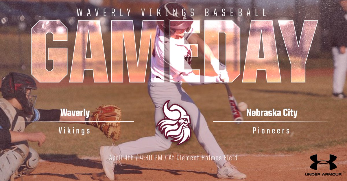 ⚾️ Gameday ⚾️ Vikings on the road again as they travel to beautiful Clemmy Holmes Field to battle Nebraska City. 🆚 Pioneers ⏰Varsity- 4:30, JV 7:00 📍Clemmy Holmes Field 📱web.gc.com/teams/sTiZrU9l…… #VikeLife #SWNP #WE>ME