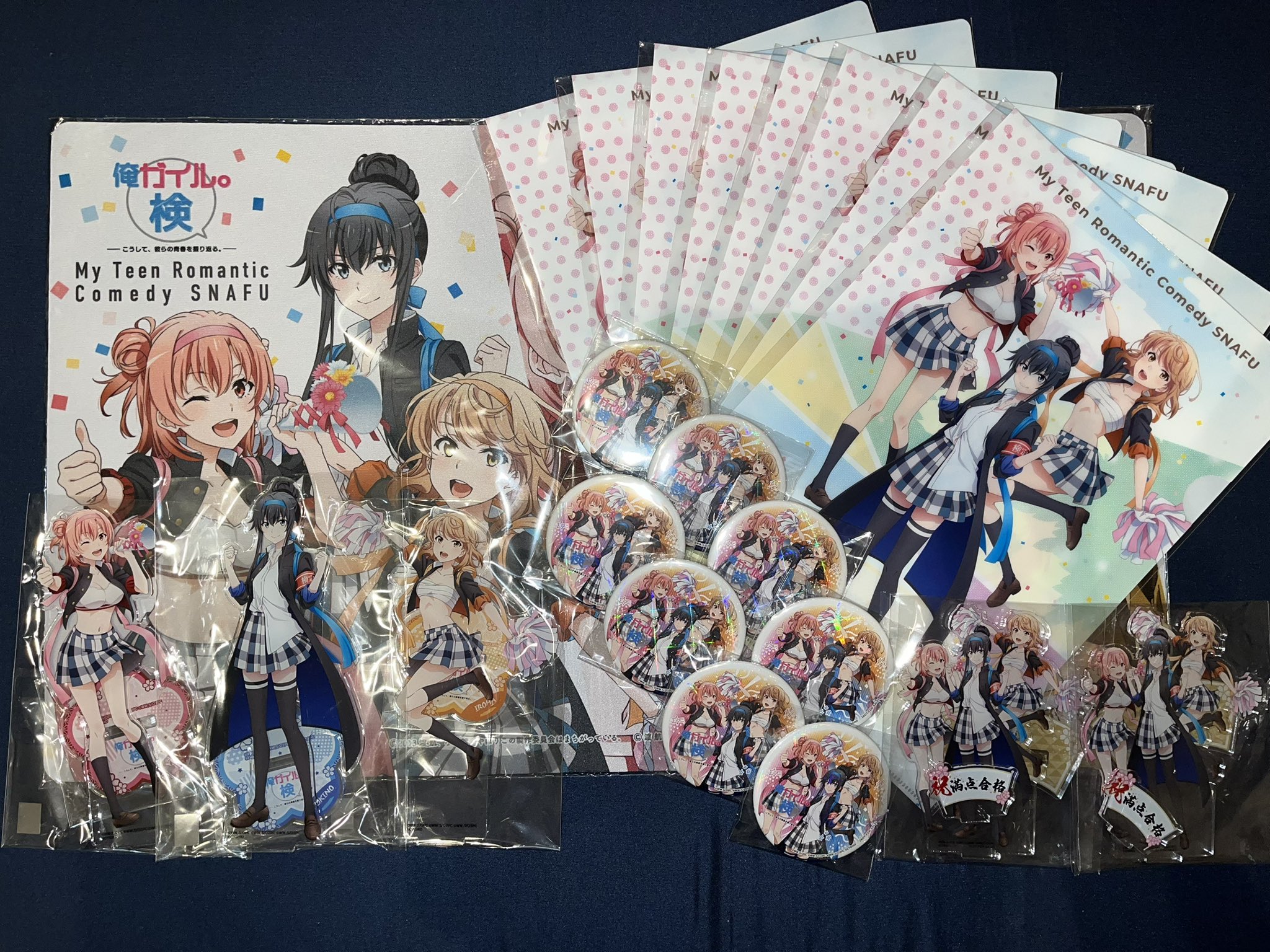 俺ガイル。検 合格者特典 集合BIG缶バッジ 12点 株式会社クラックス on X: 