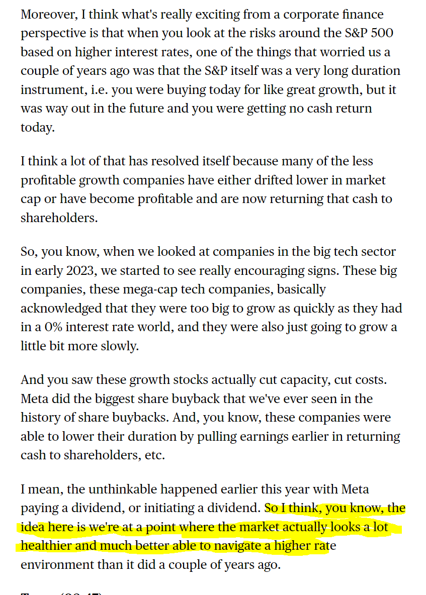 TRANSCRIPT: Full text of our conversation with Bank of America equity strategist Savita Subramanian on why the stock market has been on such a tear, and why she believes there's further for the rally to go. She currently has a 5400 S&amp;P 500 target bloomberg.com/news/articles/…