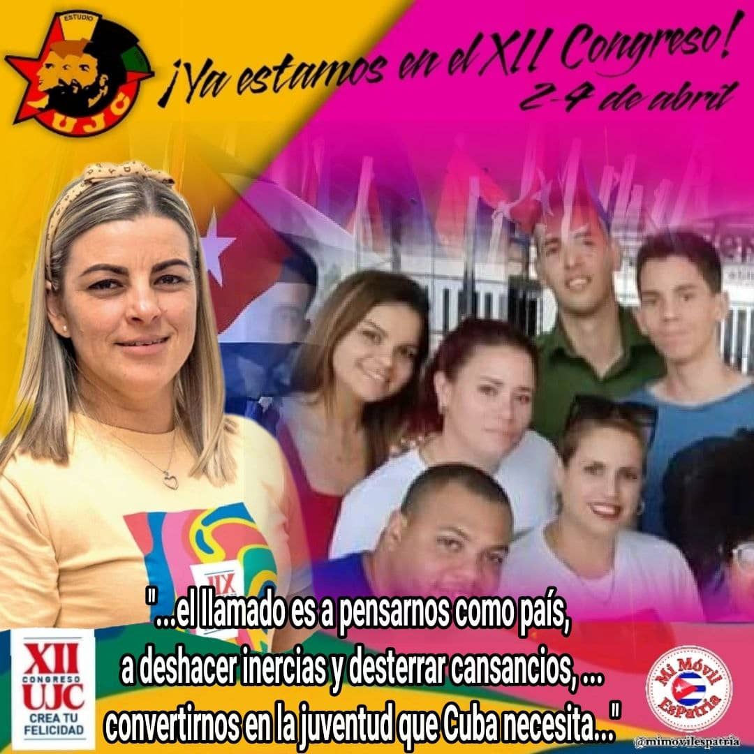 #CreaTuFelicidad #UJCdeCuba adelante la juventud etapa de entusiasmo y compromiso @PartidoPCC