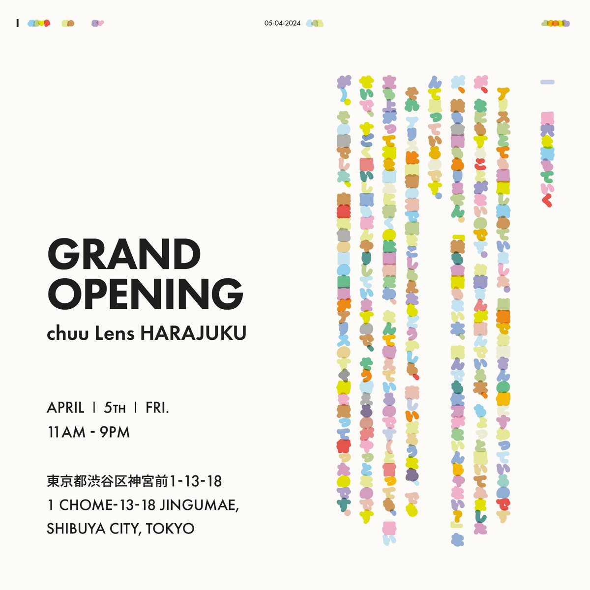 chuu Lens Flagship Harajuku Grand Open D-1 🌸🗼