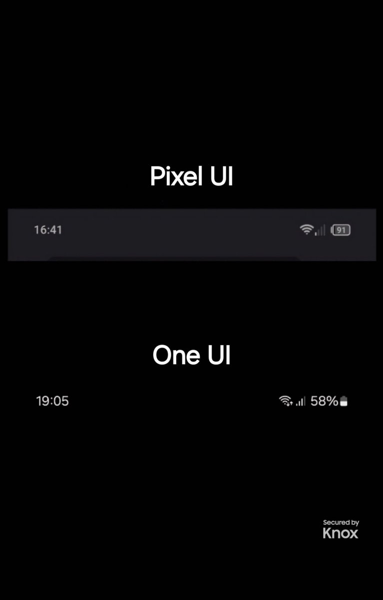choehau_alen's tweet image. I don't know
But
I just like One UI's status bar more than any other android UIs.
