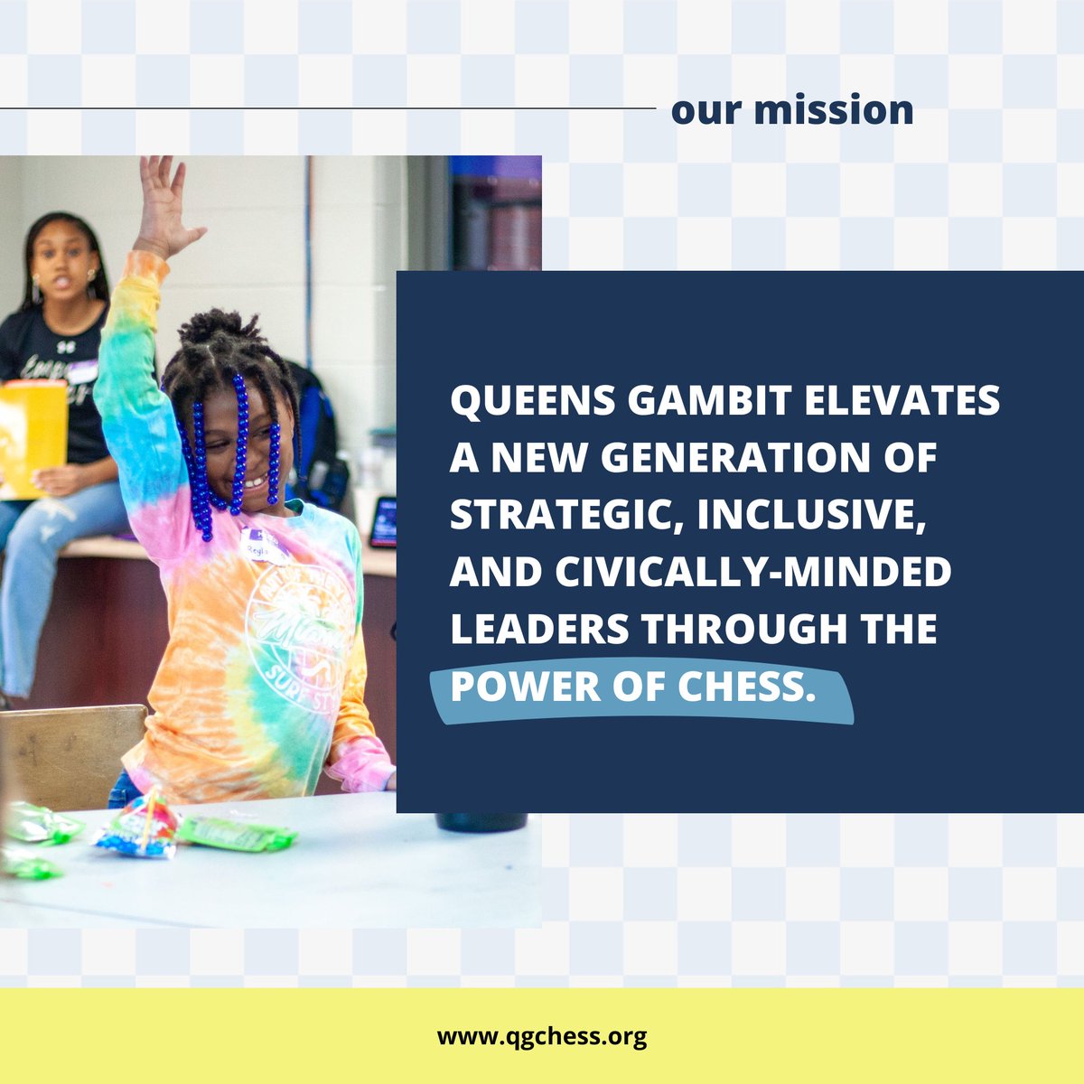 Our mission is our guiding light ♟️

#queensgambitpgh #powerofchess #strategicleadership #youthempowerment