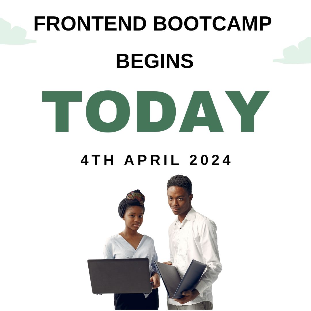 techKonnect_'s tweet image. Yayyyy 💃

A journey of 12 weeks of intense training begins today!💃💃

Welcome to Frontend Bootcamp sponsored by techKonnect!