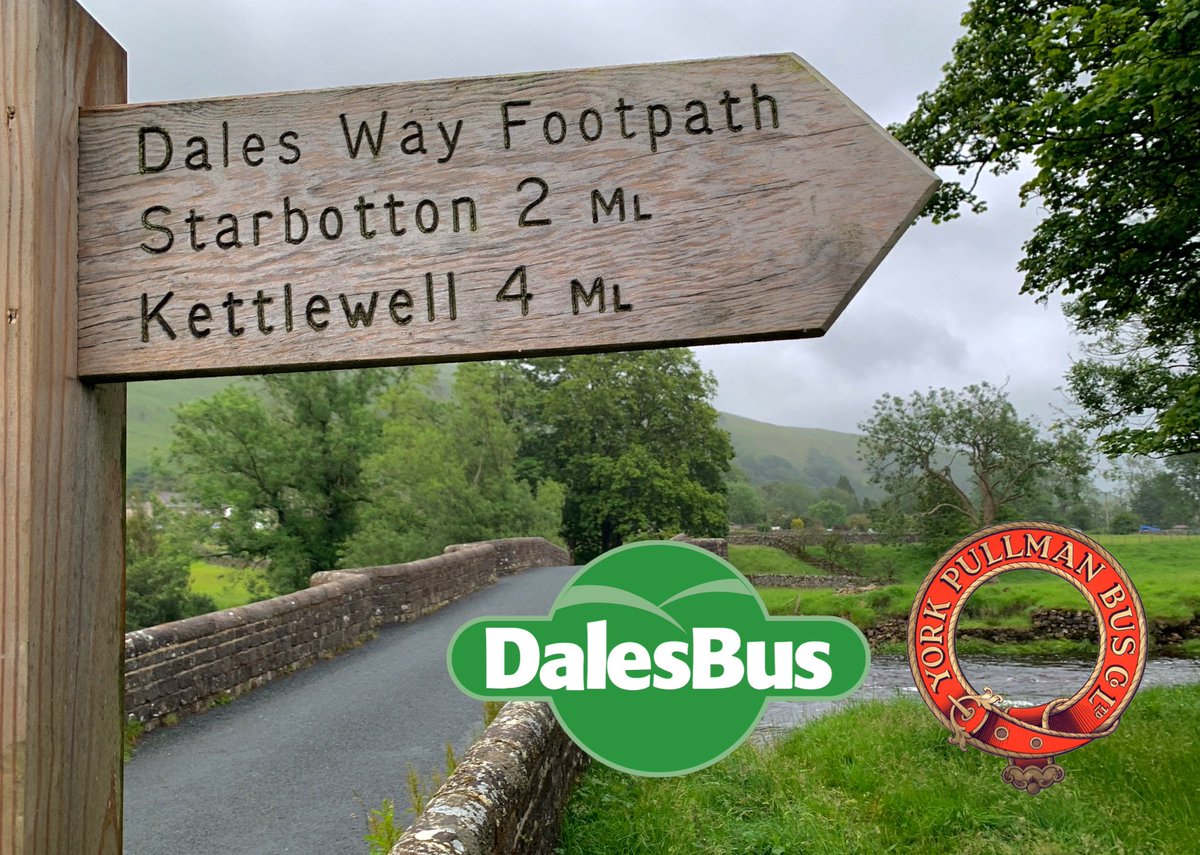 Explore the stunning Yorkshire Dales this Sunday for only £2 one way!🚌 Hop-on DalesBus 874 from #Wetherby, #Leeds, #Otley and #Ilkley to the beautiful Dales villages of #Grassington, #Kettlewell and #Buckden. See the bus times here⤵️ dalesbus.org/874.html