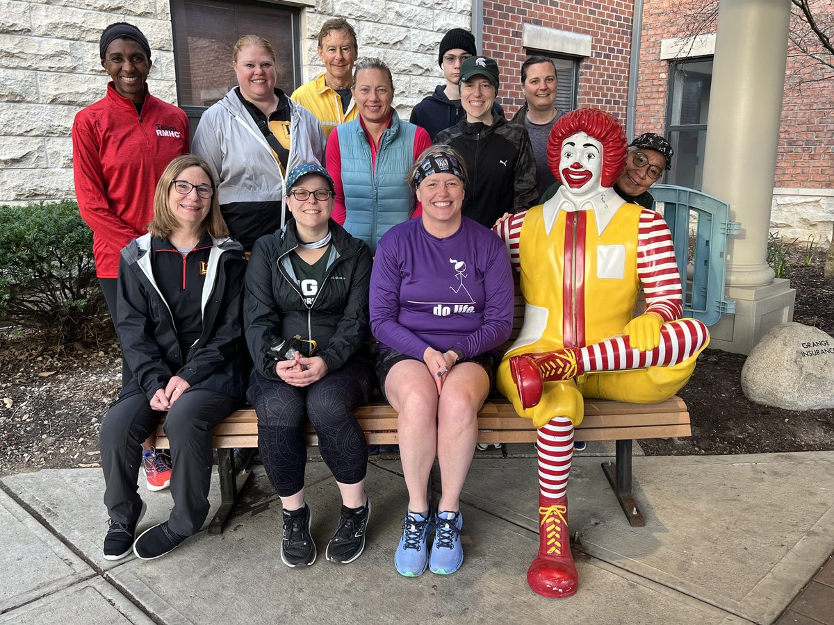 From last weekend's Team RMHC training run📸 Are you a runner and looking to join a fun group that supports a great cause? Learn more and sign up here: rmhc-centralohio.org/team-rmhc/ Not into running but want to support someone that is? No worries! Donate here: justgiving.com/campaign/teamr…