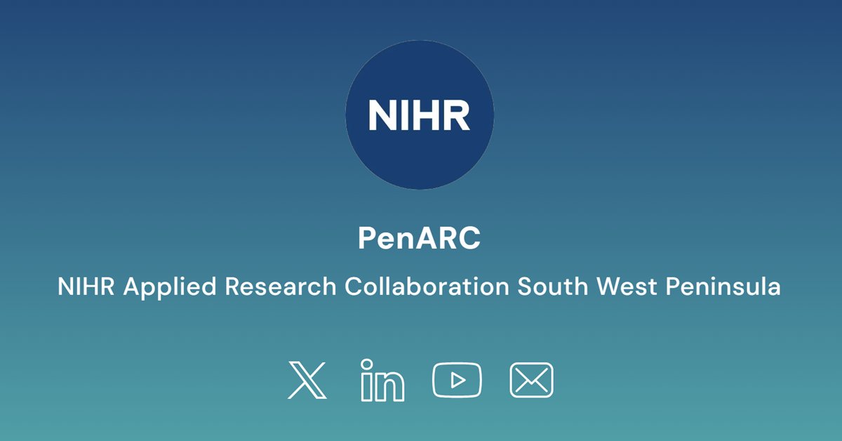 We're now on @Linktree_ ! Keep up to date with all our channels & bookmark us at: linktr.ee/nihrpenarc @NIHRARCs @ExeterMed @PlymUniCPCRG