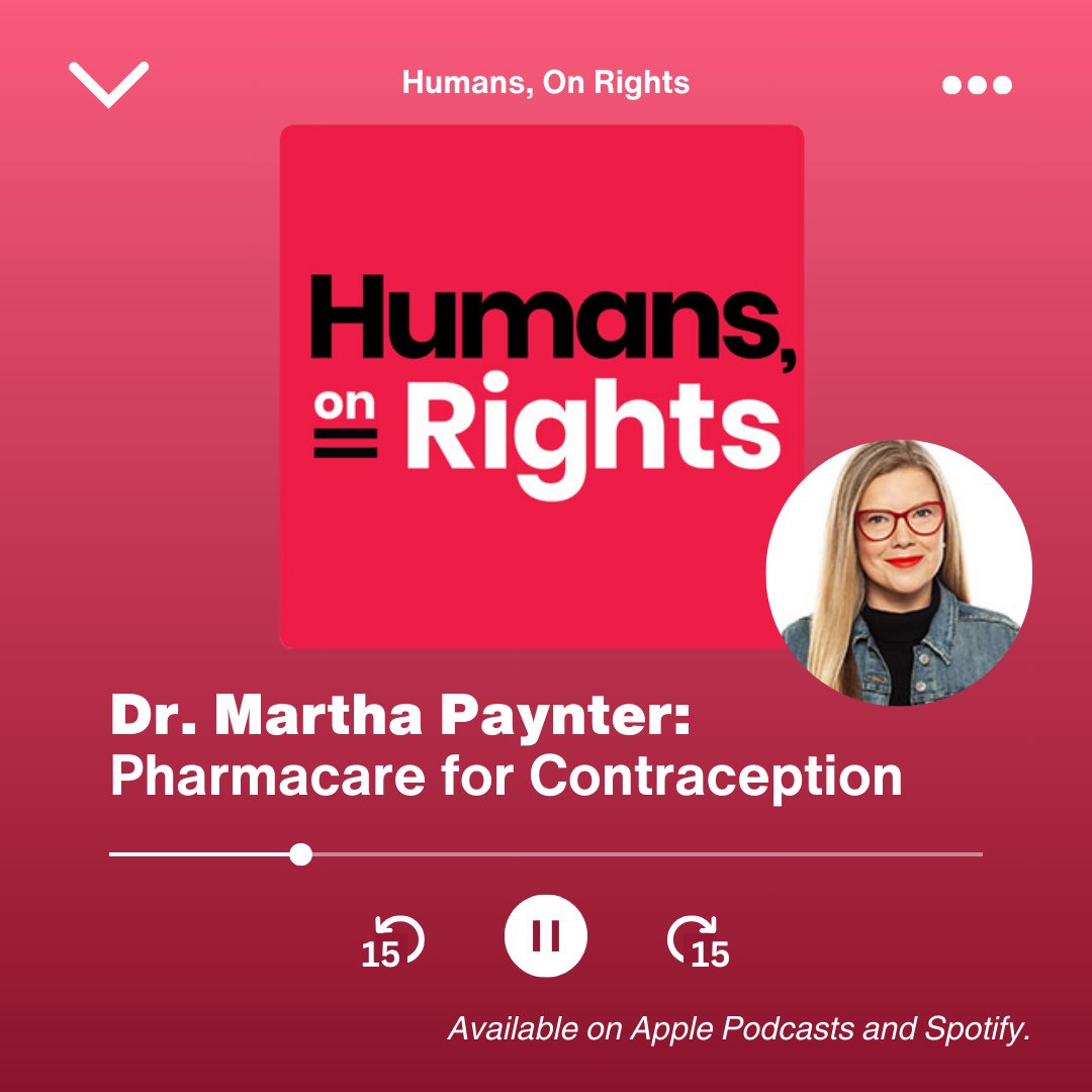 An episode of Humans, on Rights from @HRHubWpg featuring Dr. Martha Paynter is out now! 🎙️ We were thrilled to host Dr. Paynter for our first Critical Conversations seminar. Hear more about Dr. Paynter's work in abolition and reproductive justice on Apple Podcasts or Spotify.🎧