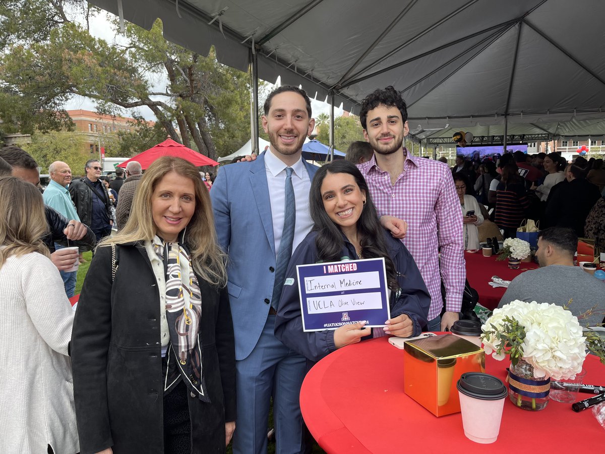 To celebrate Match Day, we caught up with our alumni who recently matched into their residencies from the College of Medicine – Tucson. 

Learn about Ziad Hindosh who is headed to UCLA-Olive View.

Read more: bit.ly/49fZhBA