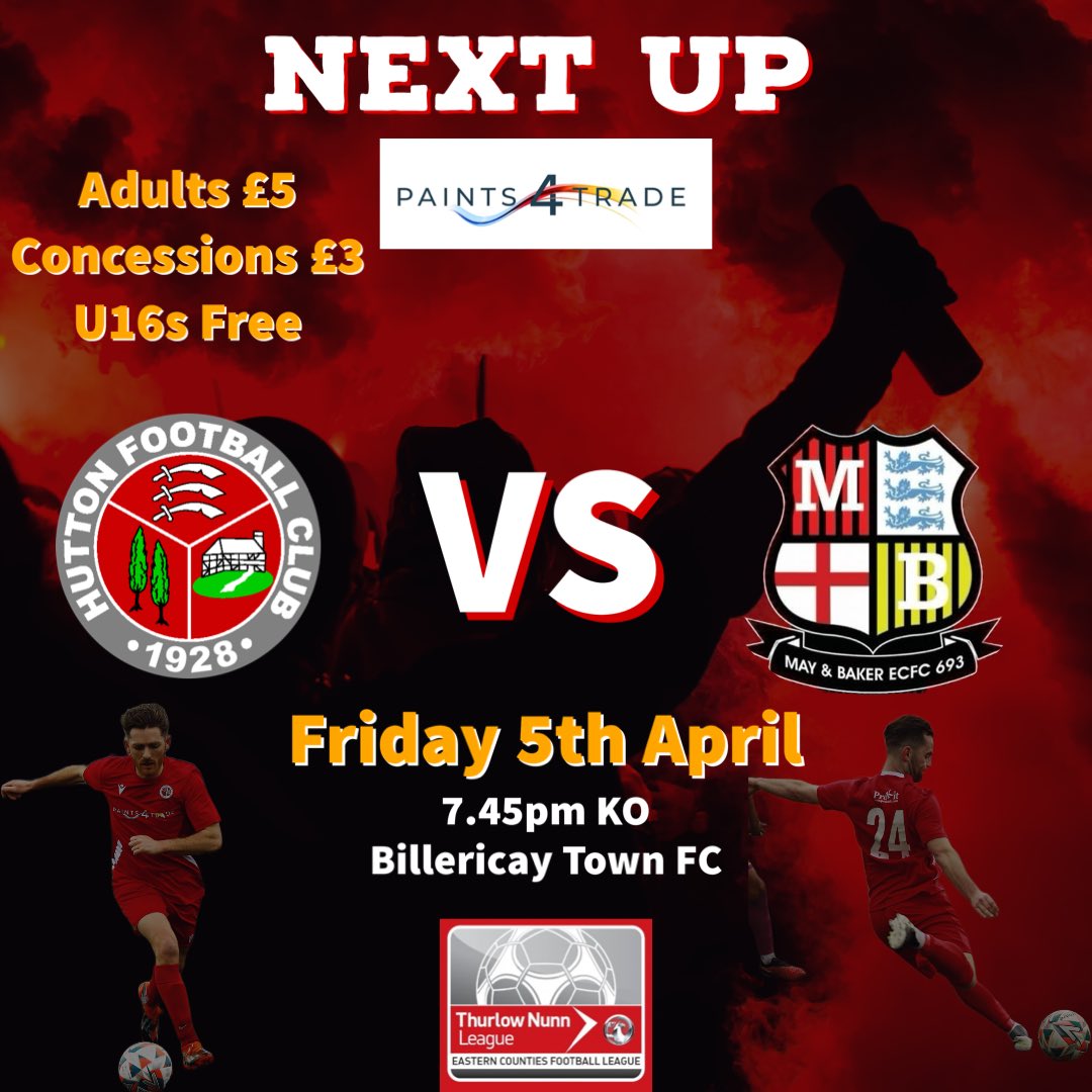 Tomorrow evening our first team are under the lights at @BTFC against @MayBakers 🔴⚪️⚽️