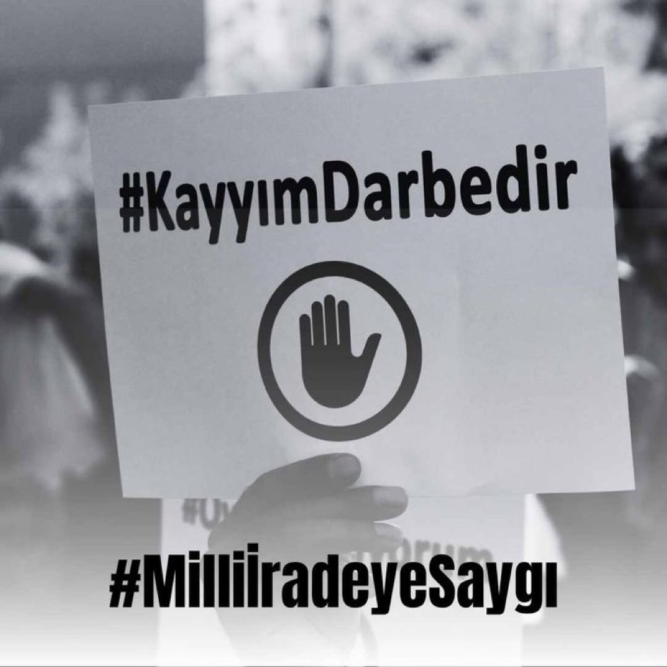 Hani nerde, ben göremiyorum, Zira #MilliİradeyeSaygı insana saygıdır. #BeşiktaşınMaçıVar Gabi Özlem