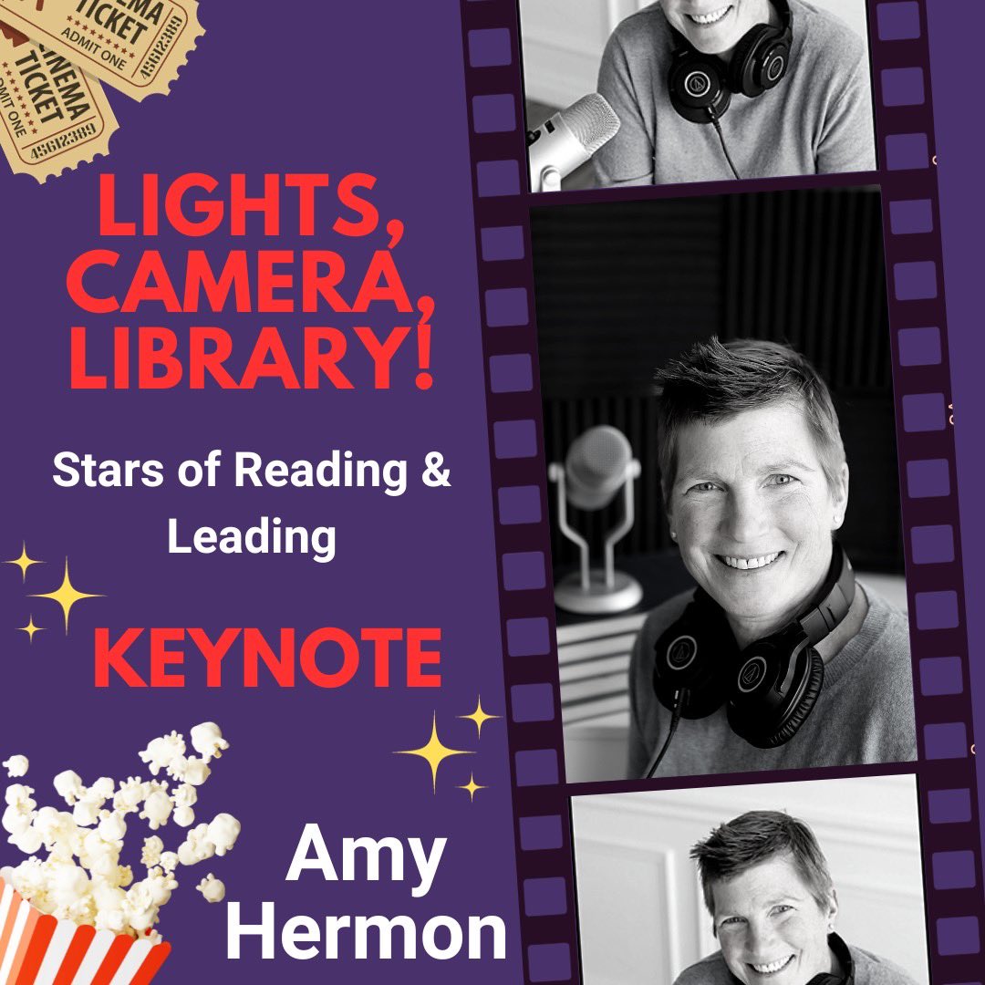 Our second SI keynote will be Amy Hermon. Amy is the host of School Librarians United- now in Season 6 and downloaded across the US and 149 countries. She is an international presenter and has 17 years of experience as a school librarian in Metro Detroit. Register for today!
