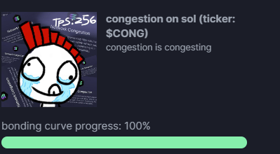 CongestionOnSOL's tweet photo. BECAUSE WE ARE CONGESTED https://t.co/01DK4PWNU9
