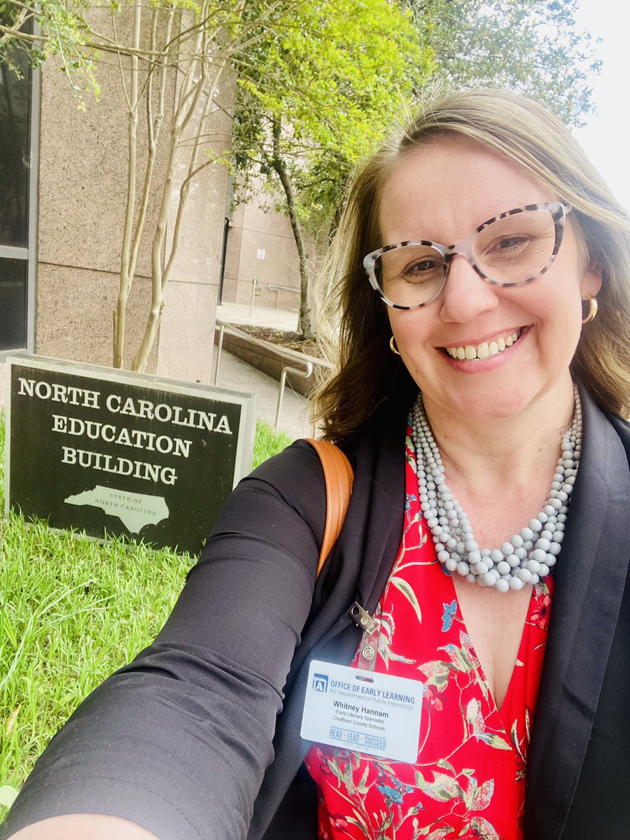 What an honor to get to attend my first NC State School Board meeting this morning representing @ChathamCoSch and @NCDPI_OEL #NCReadLeadSucceed