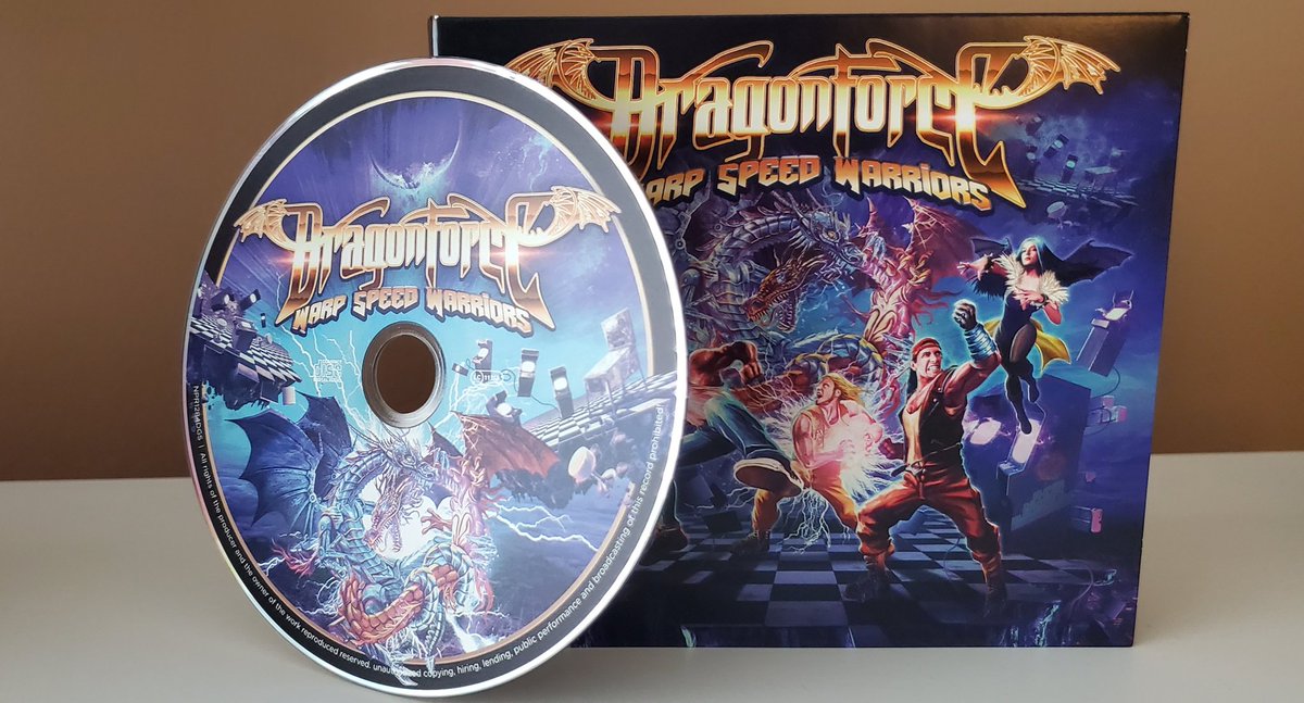 BlackFlameF50's tweet image. Finally got the new Dragonforce album! 🤘🐲🎸 #NowListening to #WarpSpeedWarriors