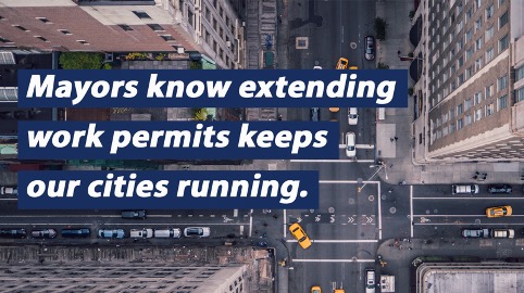 40+ mayors and county executives spoke out about the need for a longer work permit extension. Now that it’s here, immigrants around the country can breathe a sigh of relief that they won’t lose their jobs because of government backlogs! @citiesforaction citiesforaction.us/automatic_ead_…