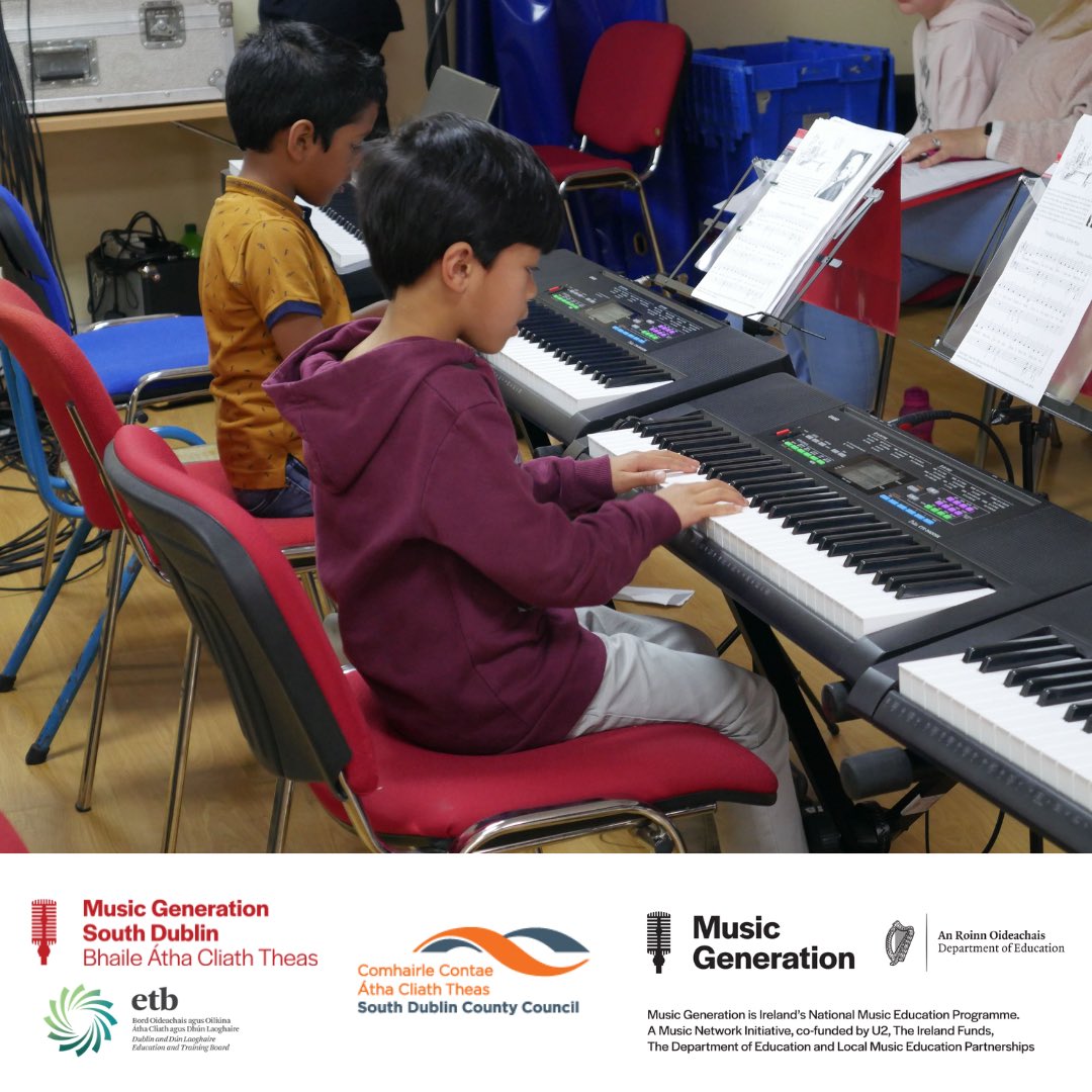 @MusicGenSD is a subsidised music education service for 0-18 year olds If you know a young person who would like to learn an instrument in a fun, relaxed setting contact musicgeneration@sdublincoco.ie Hubs: 🎙MON: Citywest 🎙TUES: Kingswood 🎙WED: Rathcoole 🎙THURS: Clondalkin
