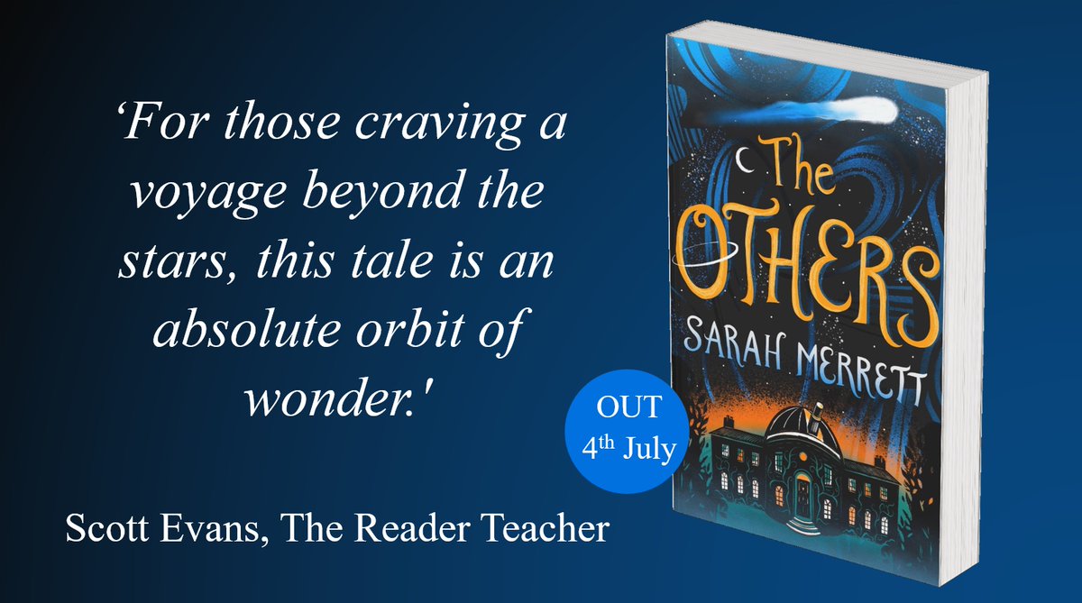 'For those craving a voyage beyond the stars, this tale is an absolute orbit of wonder.' Thank you for the wonderful endorsement, @MrEPrimary My debut, The Others, is out in three months. Available to pre-order now. Links in bio. @EveryWithWords